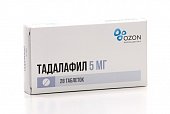Тадалафил, таблетки, покрытые пленочной оболочкой 5мг, 28 шт, Озон ООО
