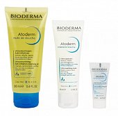 Bioderma Atoderm (Биодерма) набор для лица и тела: комплекс для ухода за атопичной кожей, Биодерма