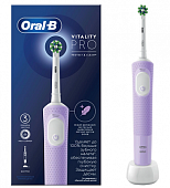 Oral-B (Орал-Би) Электрическая зубная щетка Vitality Pro D103.413.3 тип 3708 с зарядным устройством, тип 3757, сиреневый, Braun GmbH