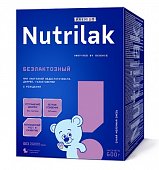 Нутрилак (Nutrilak) Премиум Безлактозный молочная смесь с рождения, 600г, Инфаприм ЗАО