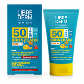 Librederm Bronzeada (Либридерм) крем для детей солнцезащитный с Омега 3-6-9 и термальной водой, 150мл SPF50, Сивисгрупп ООО